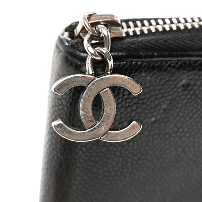 Chanel Caviar Outdoor Ligne Zip Around Wallet Black 16 of 18