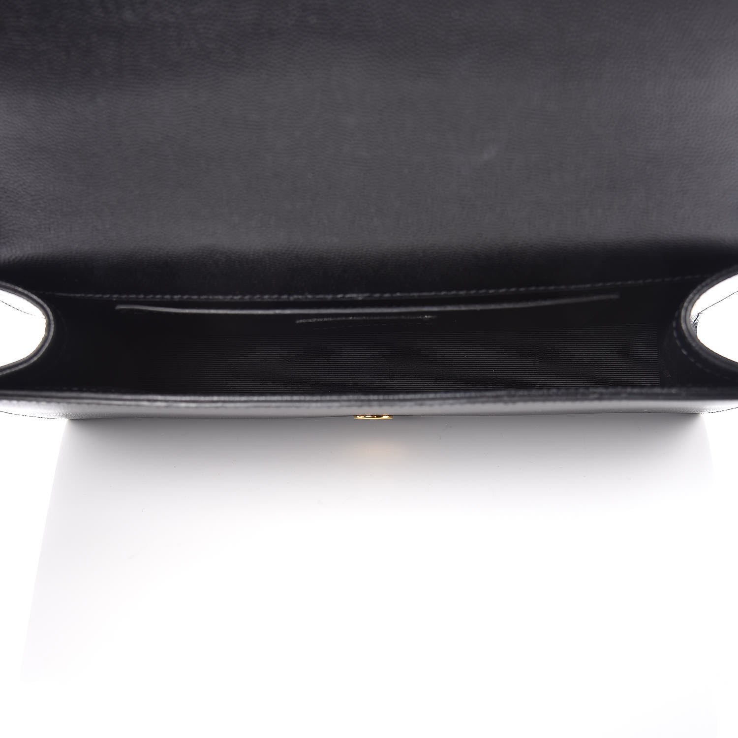 Saint Laurent Grain De Poudre Monogram Cassandre Clutch Black 5 of 10
