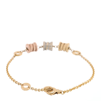 Bulgari 18K Yellow Rose White Gold B.Zero1 Bracelet 2 of 4