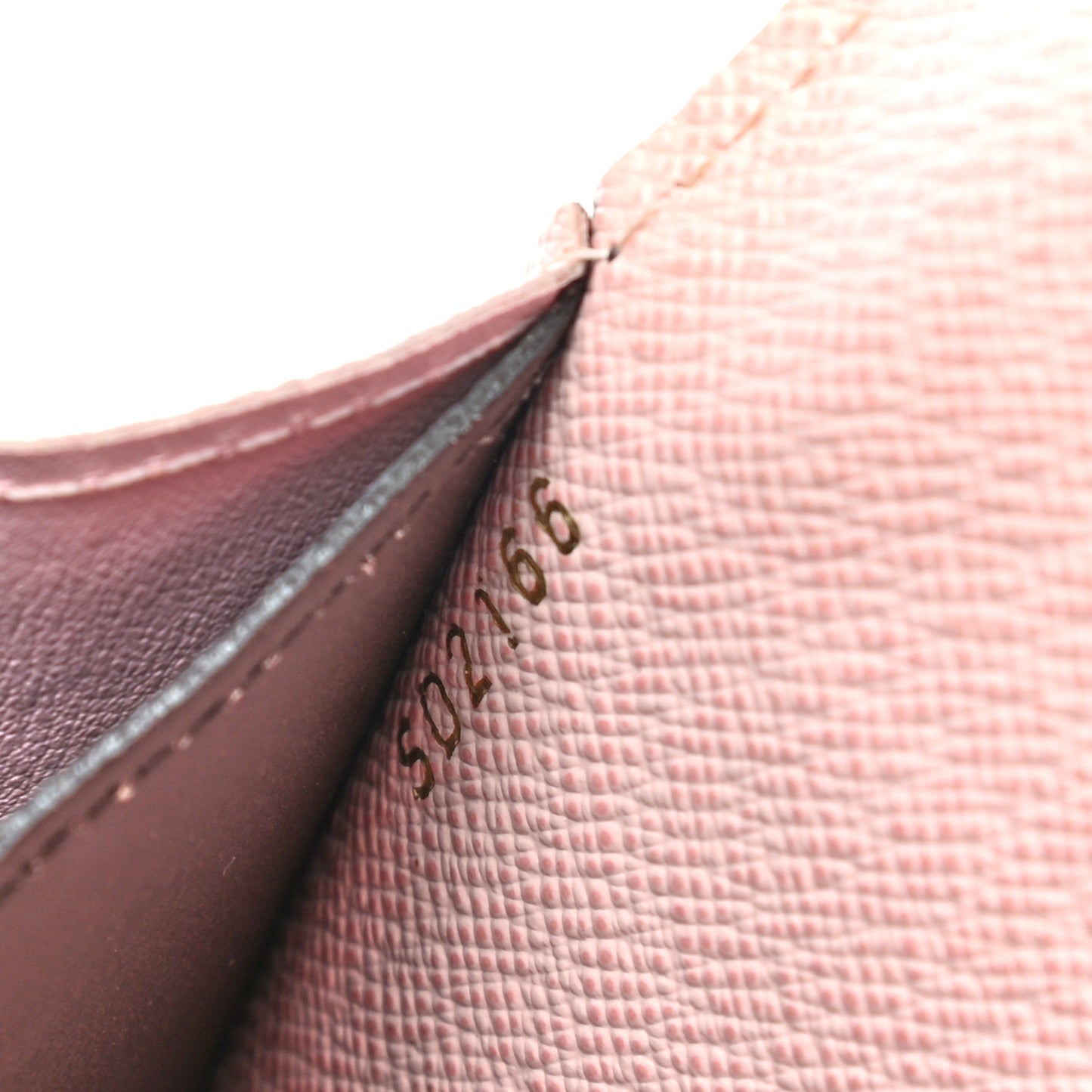 Monogram Emilie Wallet Rose Ballerine
