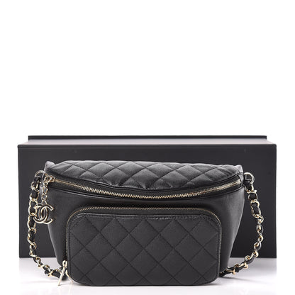 Chanel Caviar Quilted Business Affinity Waist Belt Bag Black 10 of 10