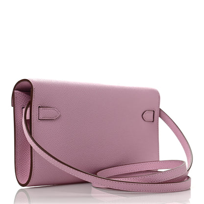 Hermes Epsom Kelly To Go Wallet Mauve Sylvestre 3 of 9