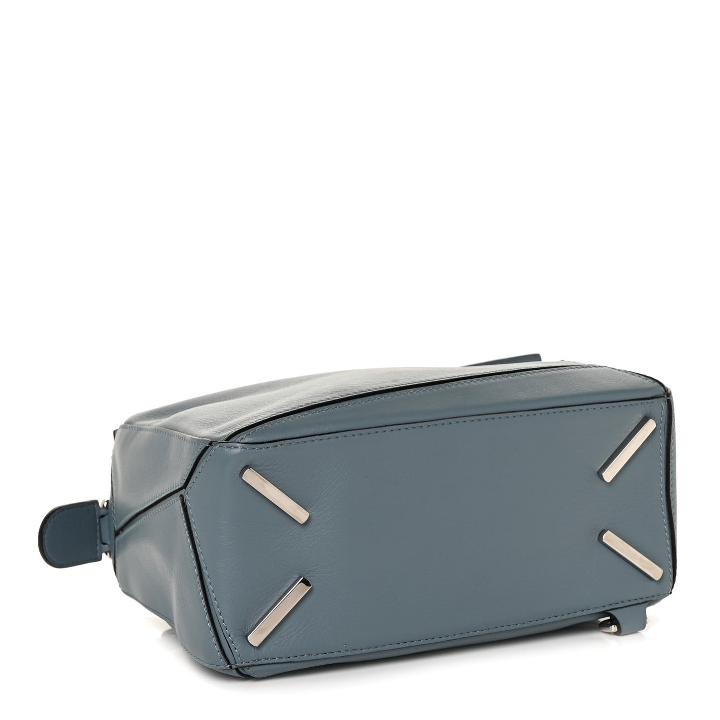 Calfskin Small Puzzle Bag Stone Blue