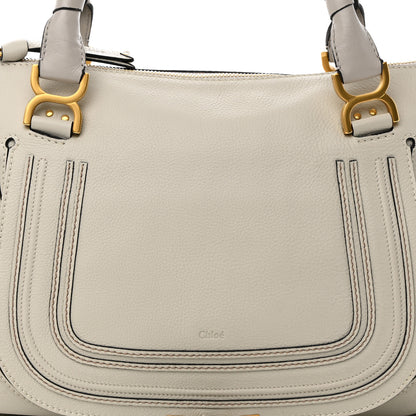 Chloe Calfskin Large Marcie Satchel Dove 8 of 15