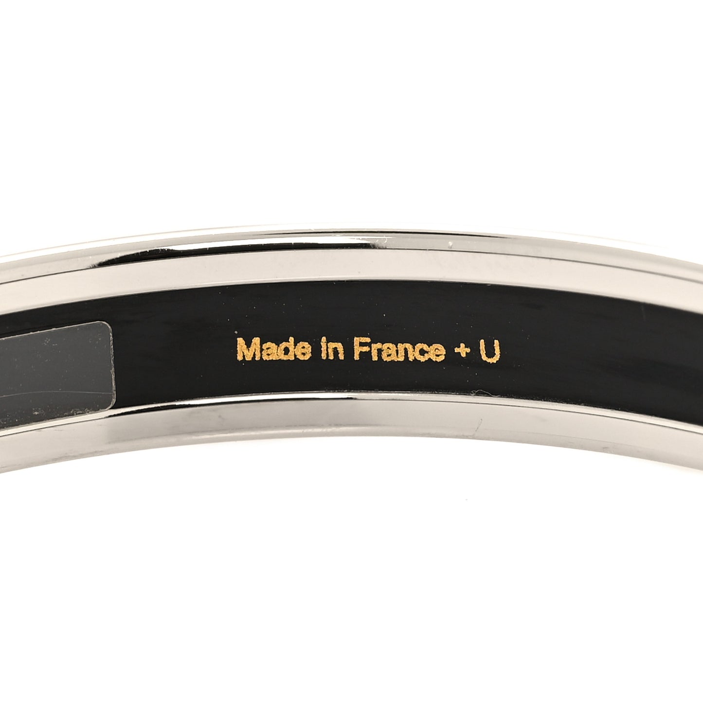 Enamel Printed Narrow Bijoux Chaines Bracelet 65 White