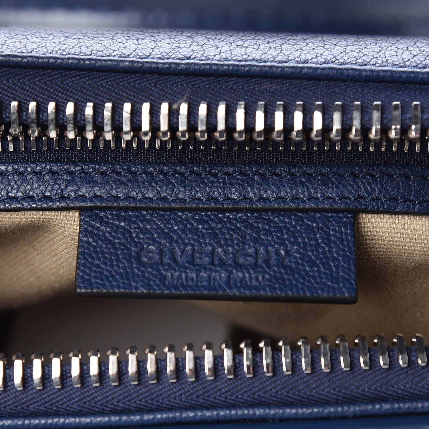 Givenchy Grained Calfskin Small Antigona Night Blue 6 of 11