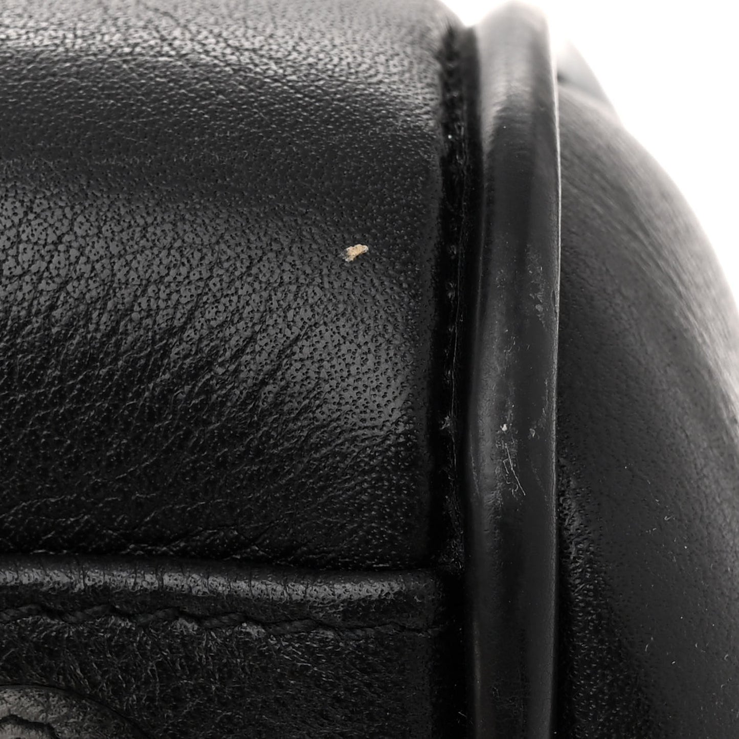 Calfskin Gambler Dice Bowler Black