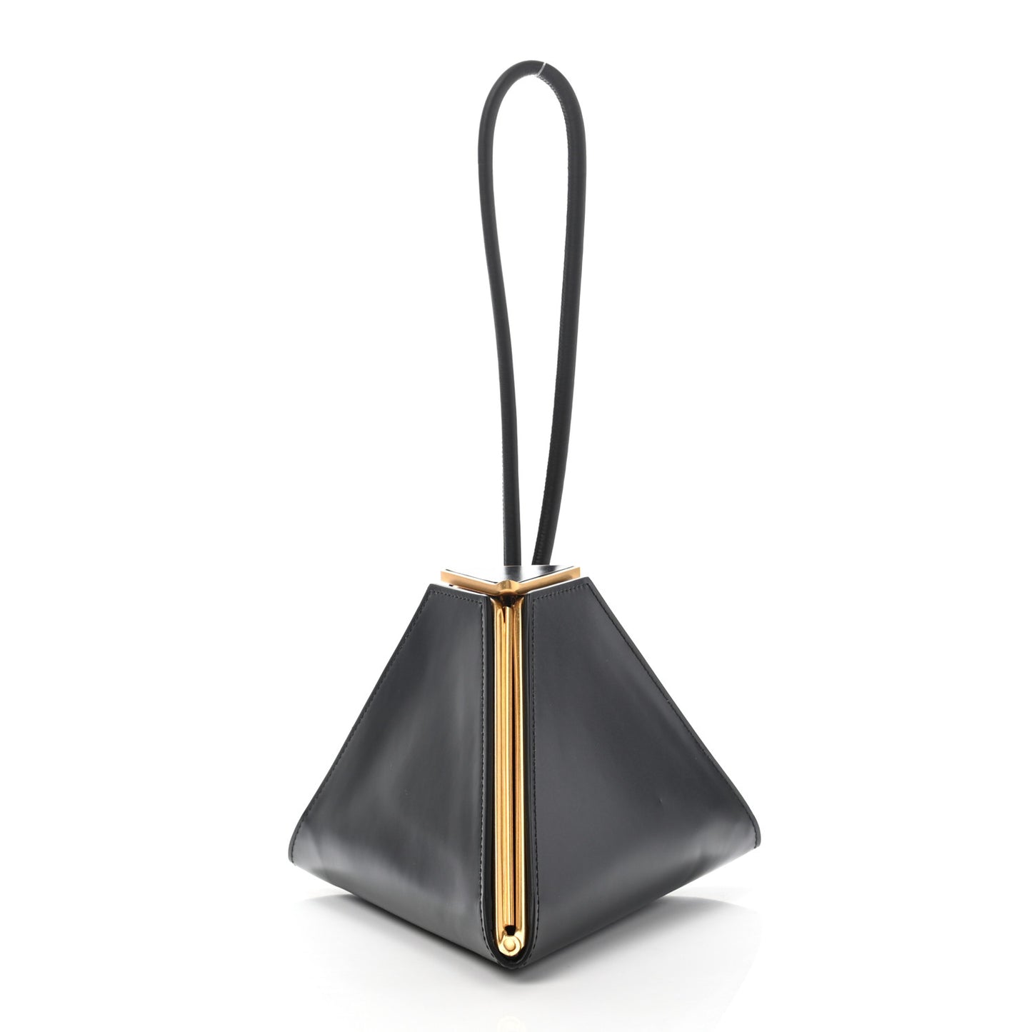 Calfskin Pyramid Bag Black