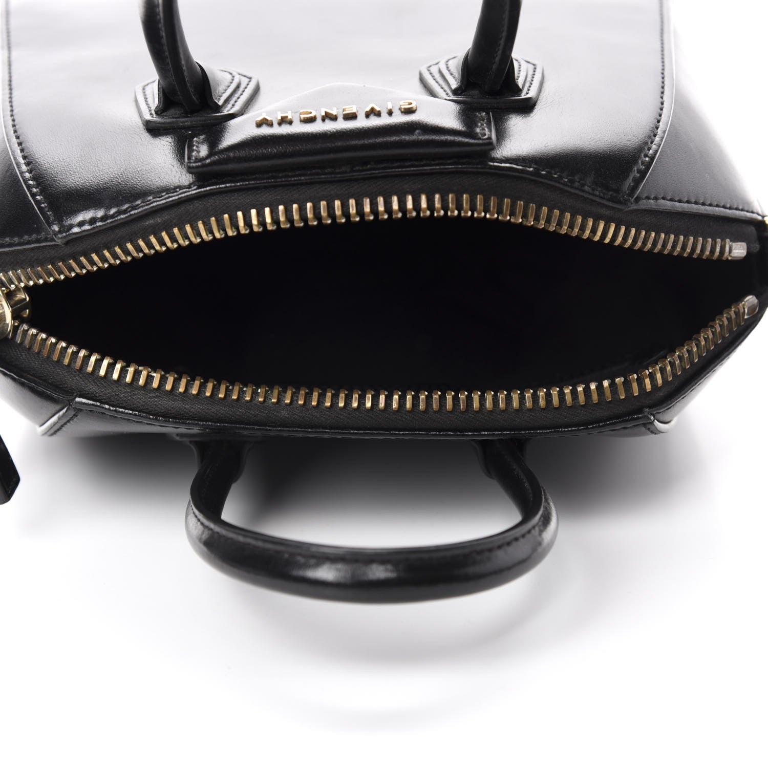 Givenchy Shiny Lord Calfskin Mini Antigona Black 5 of 10