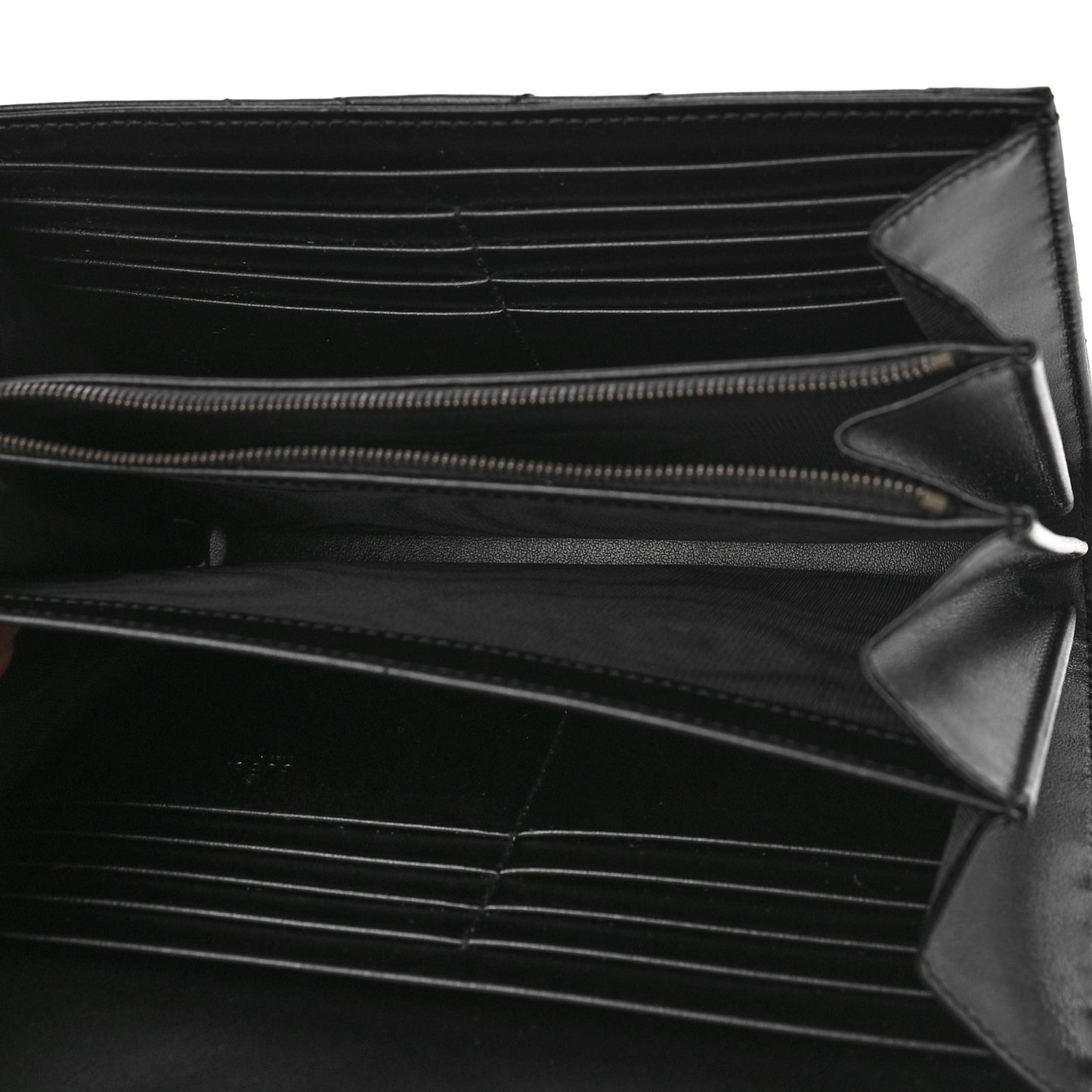 Calfskin Matelasse GG Marmont Chain Wallet Black