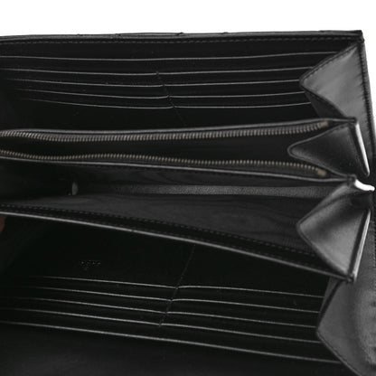 Gucci Calfskin Matelasse GG Marmont Chain Wallet Black 5 of 9