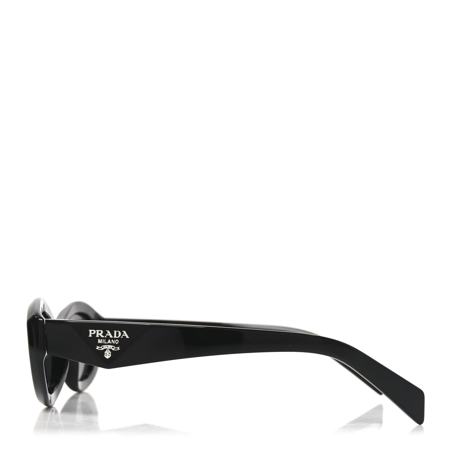 Acetate Oval Sunglasses SPR 26Z Black