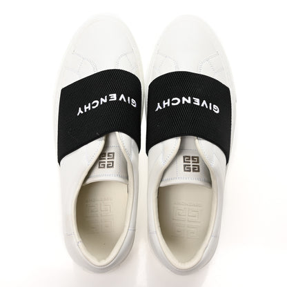 Givenchy Calfskin Band Logo Mens Urban Street Sneakers 42 White Black 5 of 8