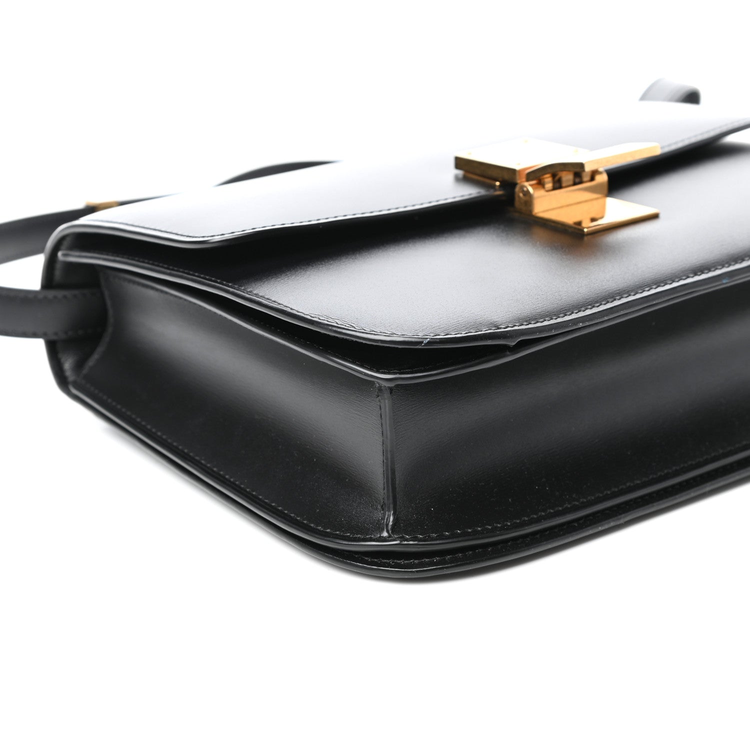 Celine Box Calfskin Medium Classic Box Flap Bag Black 8 of 10