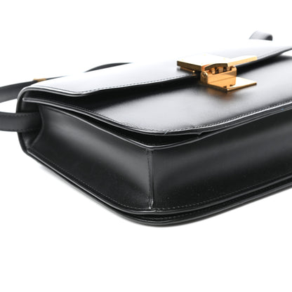 Celine Box Calfskin Medium Classic Box Flap Bag Black 8 of 10