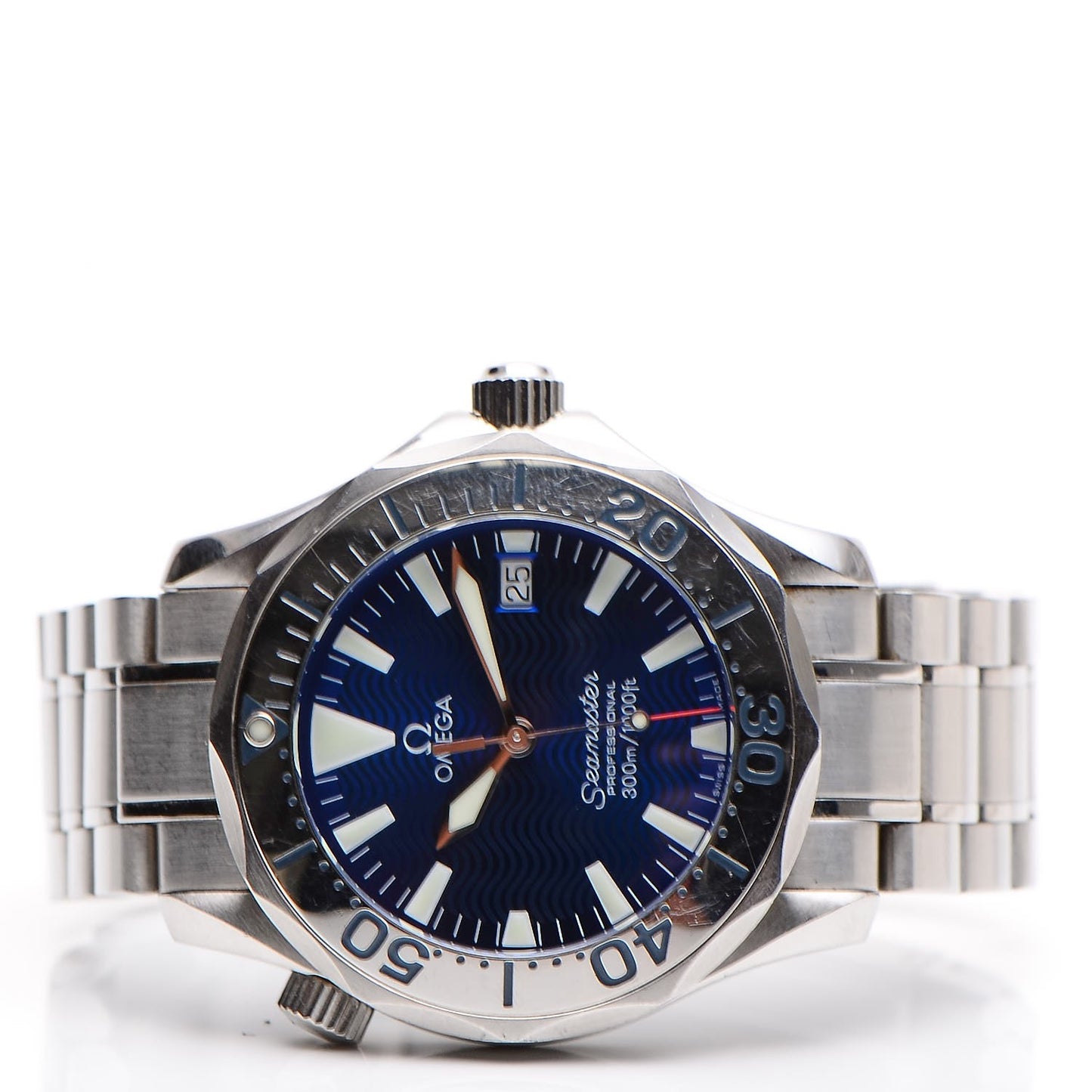 Titanium 36mm Seamaster Professional 300 Automatic Watch Blue 2263.80.00