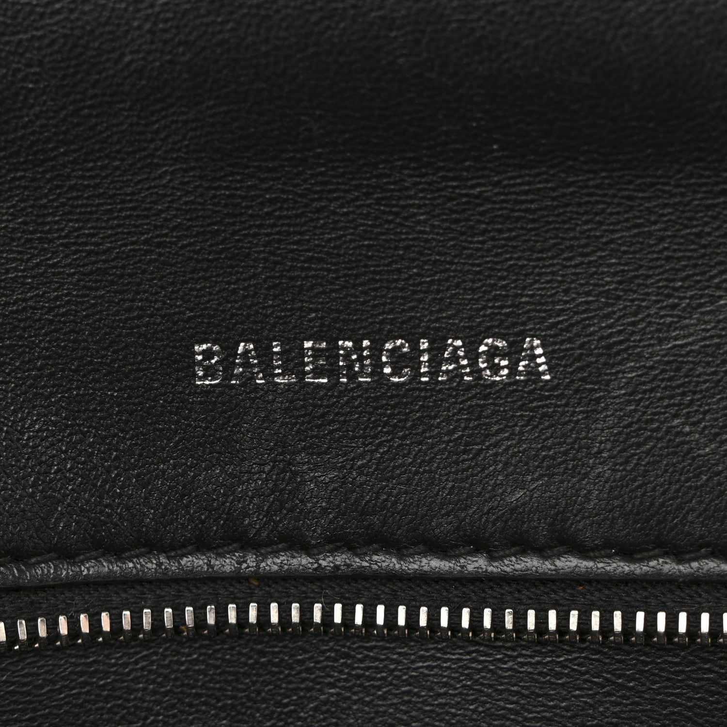 Balenciaga Grained Calfskin Small Hourglass Top Handle Bag Black 6 of 13