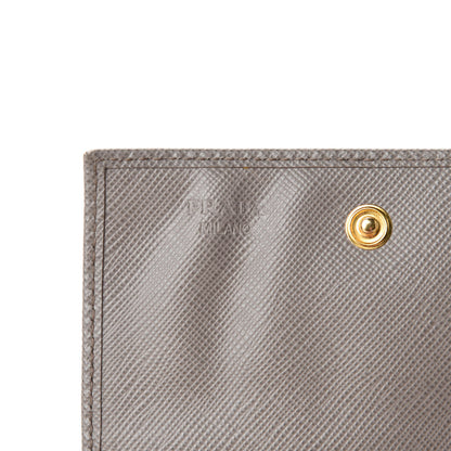 Prada Saffiano Metal Card Holder Argilla 10 of 12