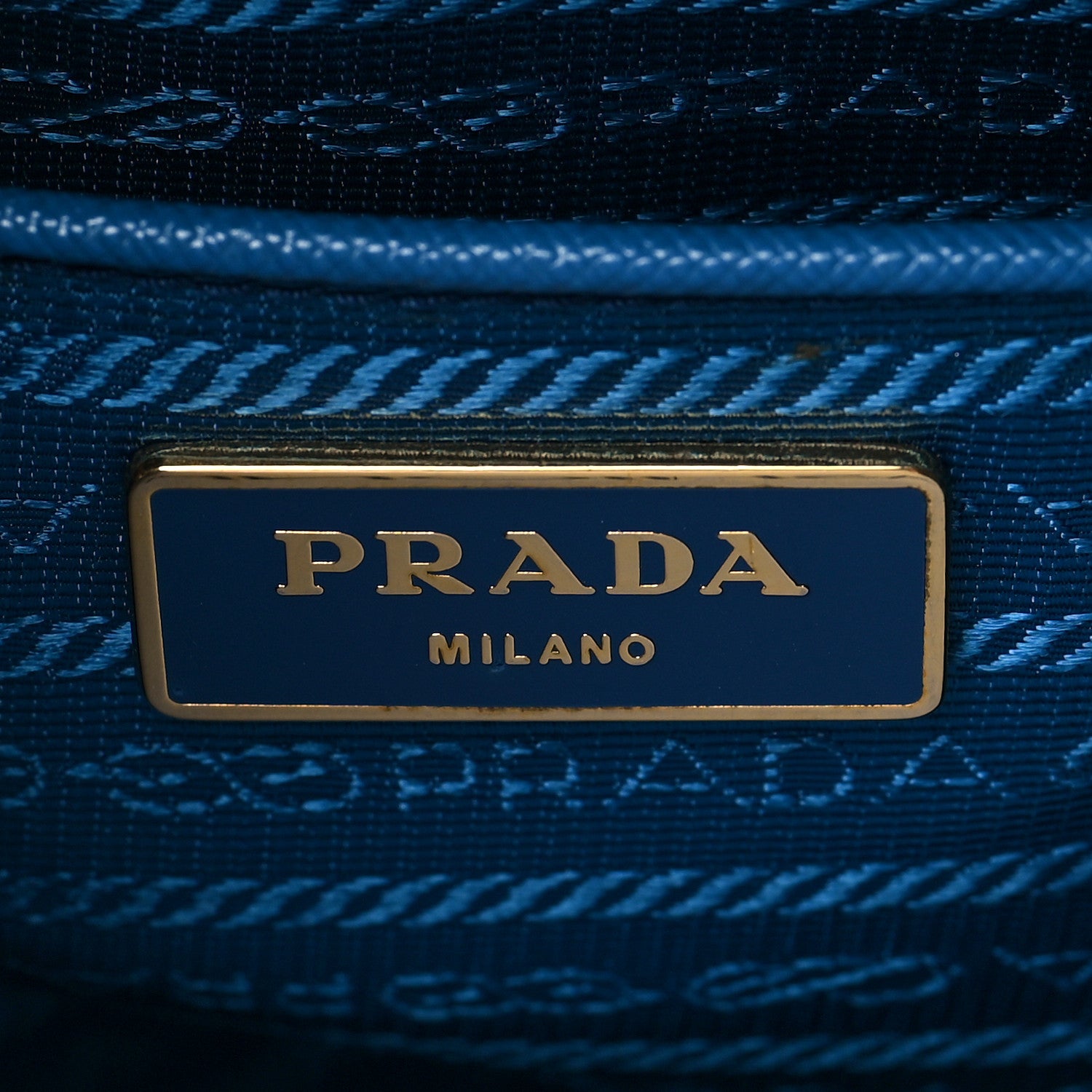 Prada Saffiano Lux Large Galleria Double Zip Tote Cobalto 5 of 9