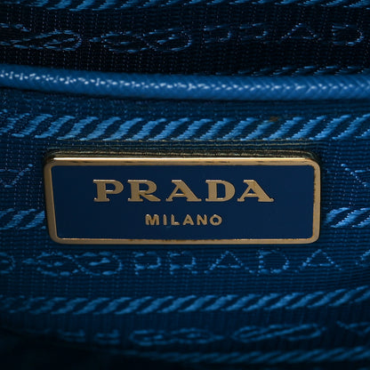 Prada Saffiano Lux Large Galleria Double Zip Tote Cobalto 5 of 9