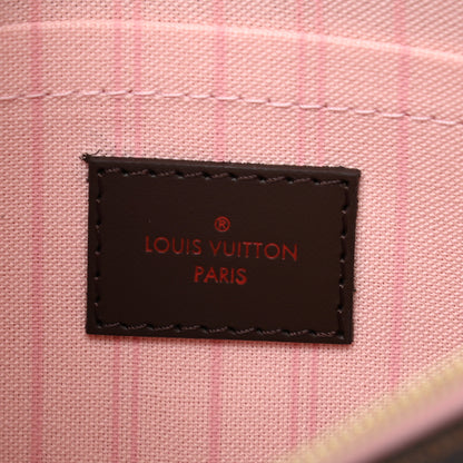 Louis Vuitton Damier Ebene Neverfull MM GM Pochette Rose Ballerine 7 of 7