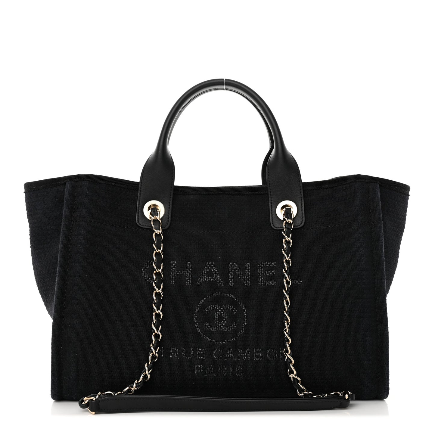 Mixed Fibers Small Deauville Tote Black