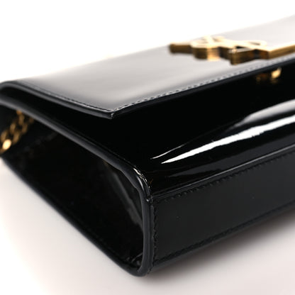 Saint Laurent Patent Small Monogram Kate Satchel Black 8 of 11