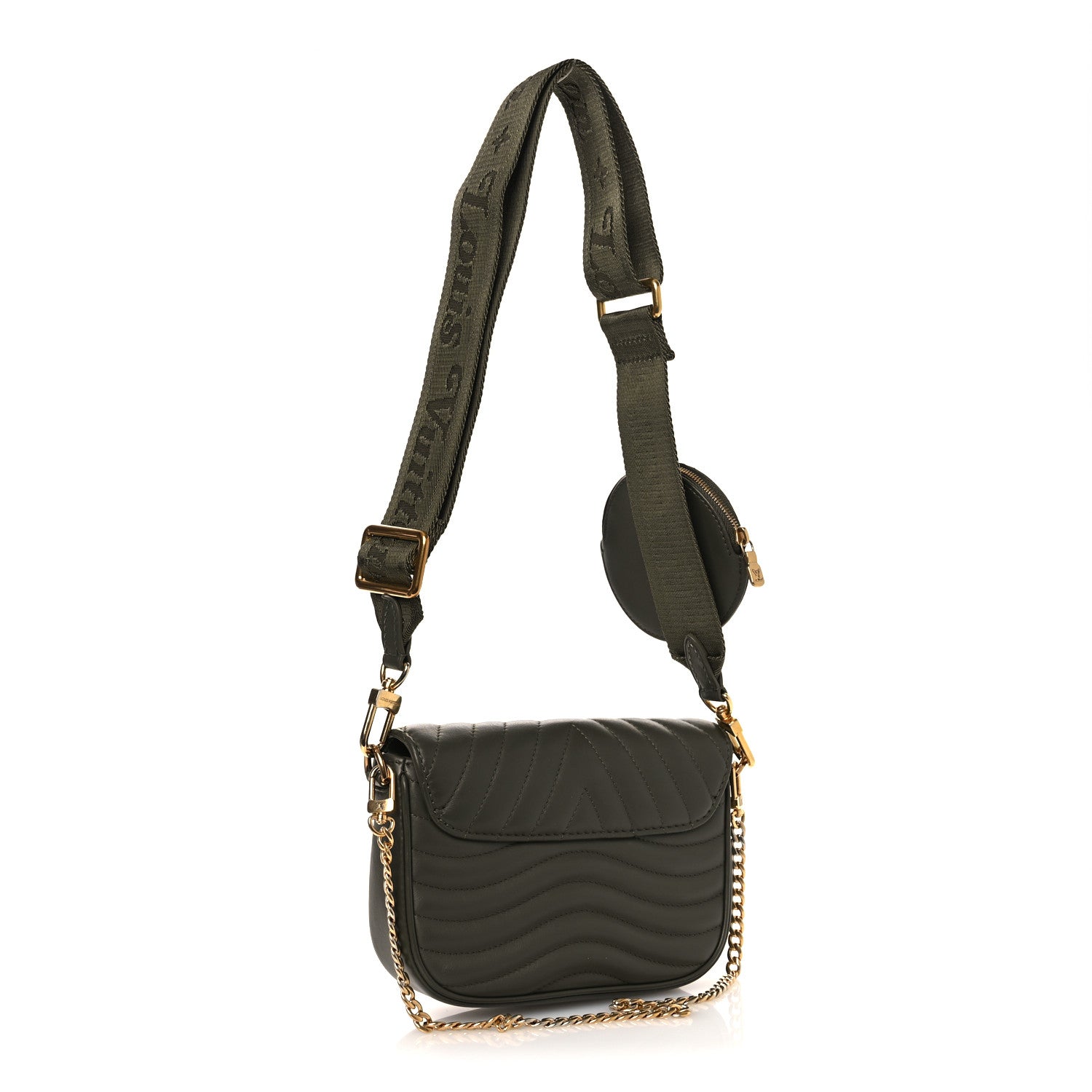 Louis Vuitton Calfskin New Wave Multi Pochette Kaki 2 of 11