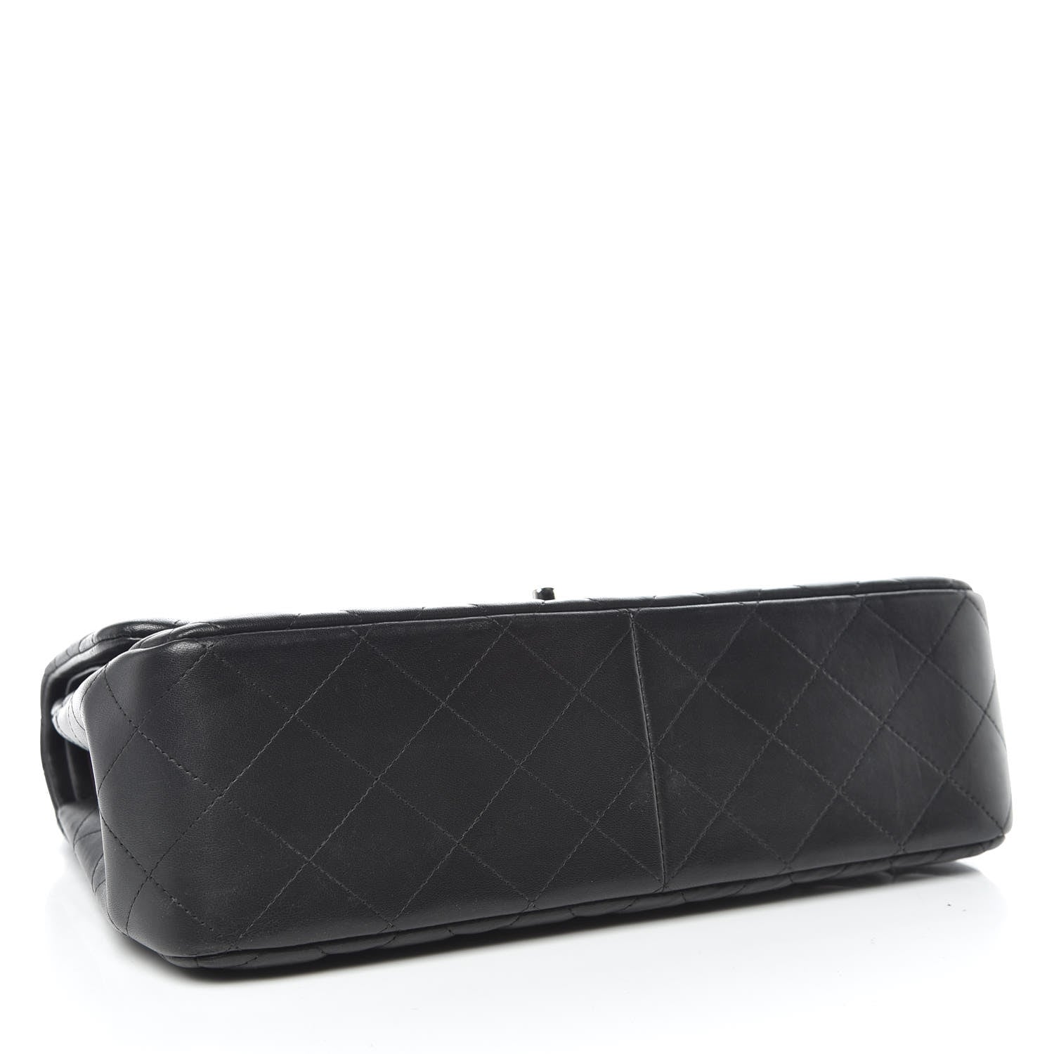 Chanel Lambskin Quilted Jumbo Double Flap Black 5 of 11