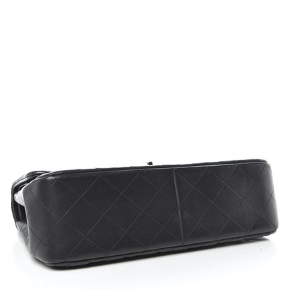 Chanel Lambskin Quilted Jumbo Double Flap Black 5 of 11