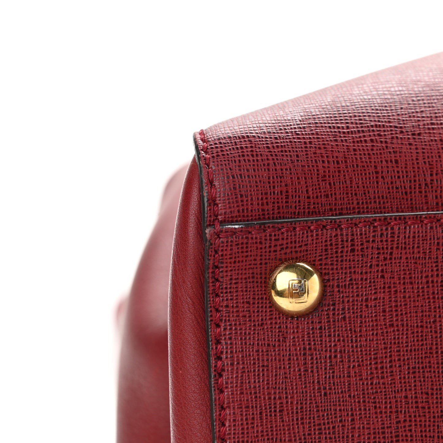 Vitello Elite Regular 2Jours Tote Rosso Scuro Ciliegia