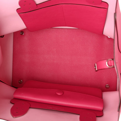 Christian Dior Supple Grained Calfskin Large Open Bar Tote Pink 5 of 12