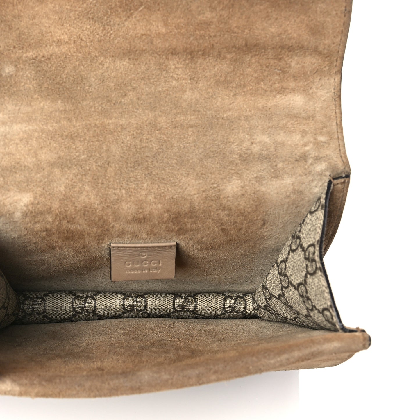 GG Supreme Monogram Mini Dionysus Shoulder Bag Taupe