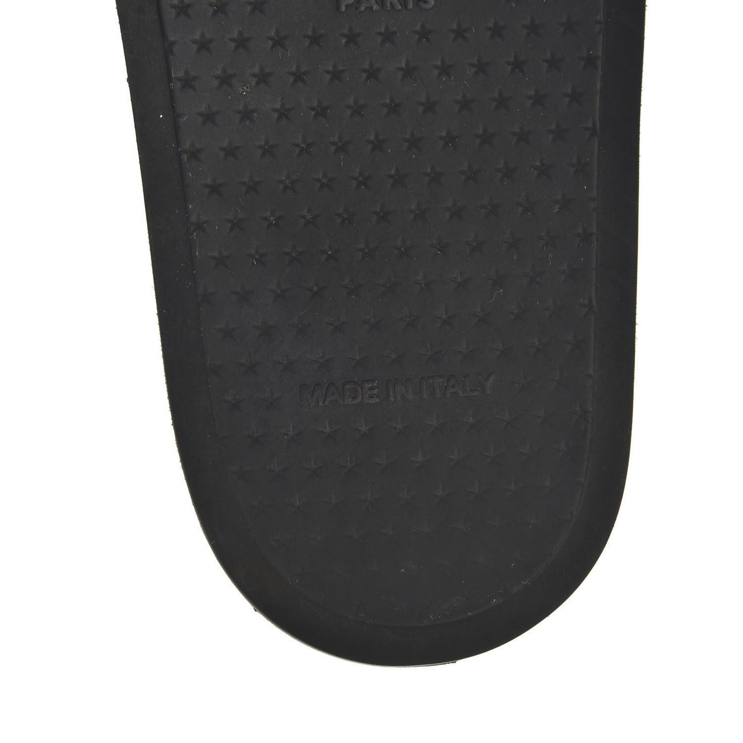 Rubber Logo Pool Slide Sandals 39 Black