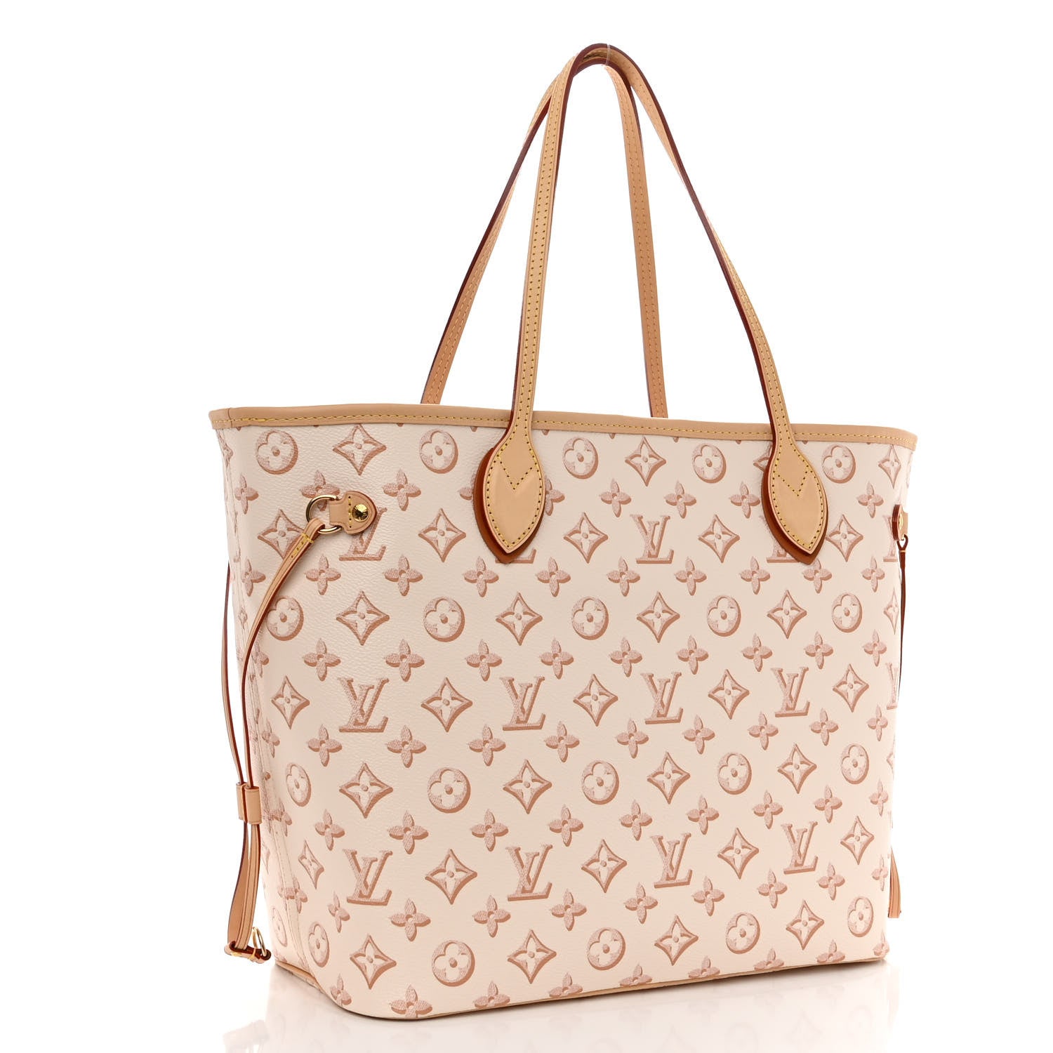 Louis Vuitton Monogram Fall For You Neverfull MM Beige Clair 4 of 10
