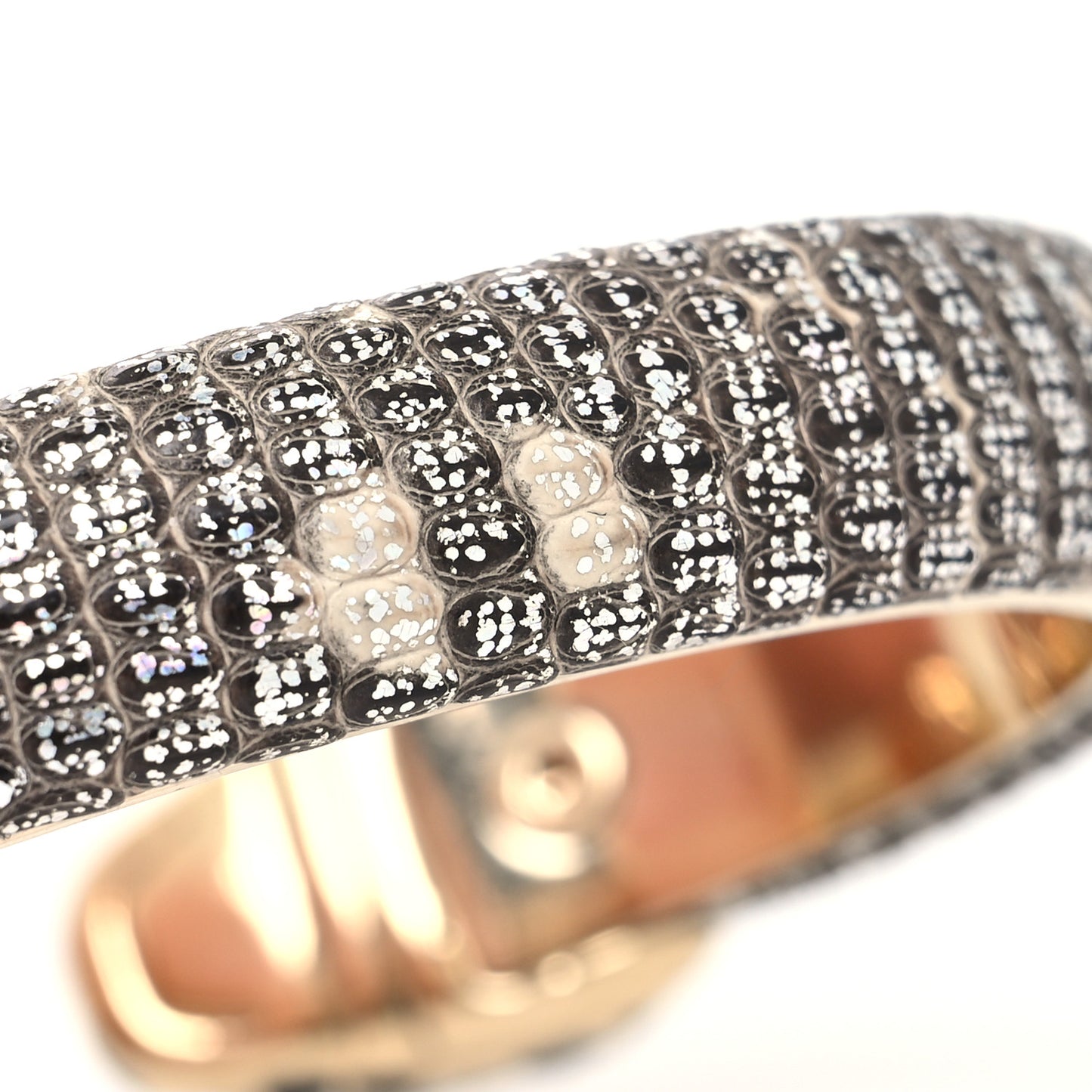 Metallic Karung Serpenti Forever Bracelet