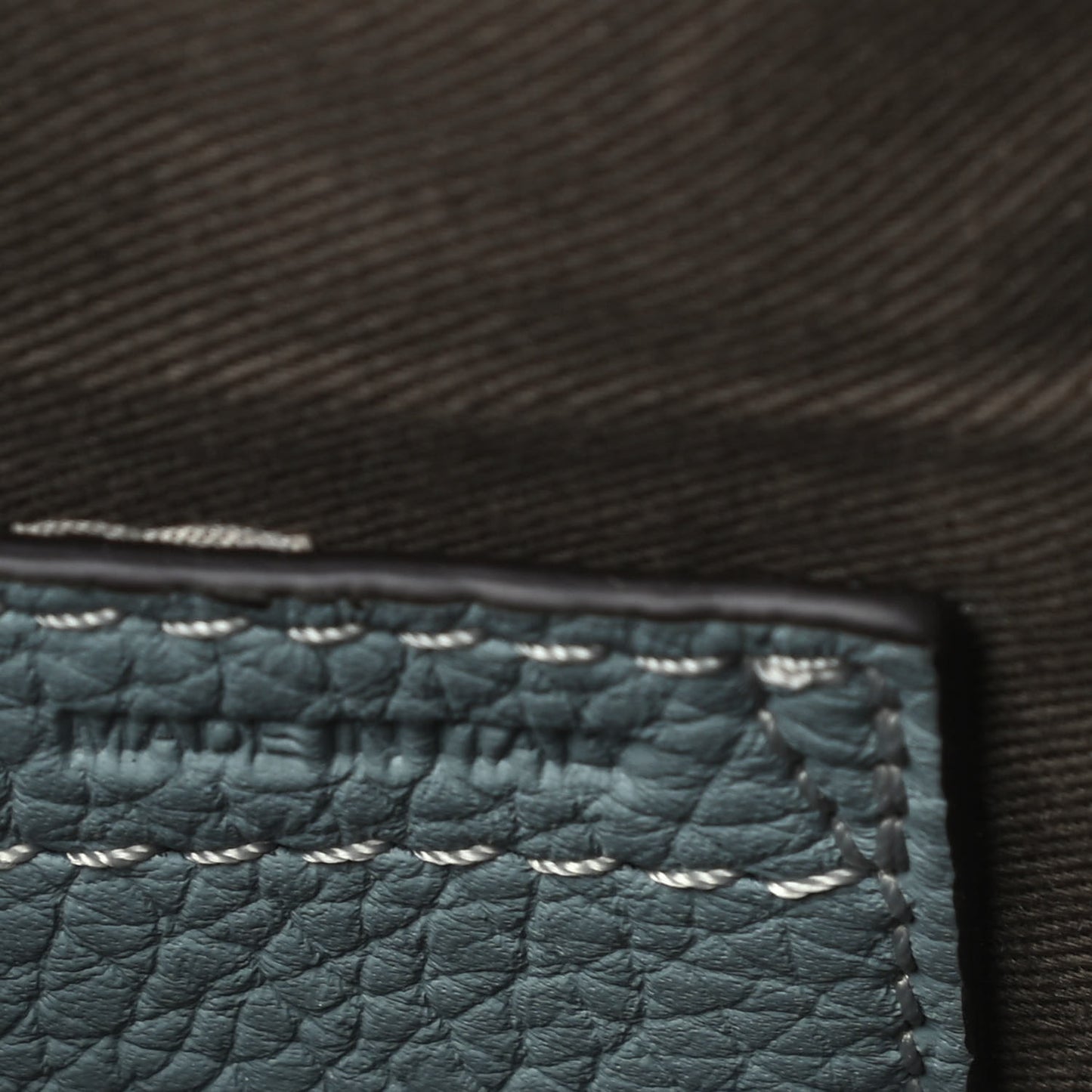 Calfskin Mini Marcie Satchel Mint Blue