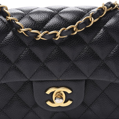 Chanel Caviar Quilted Mini Rectangular Flap Black 9 of 9