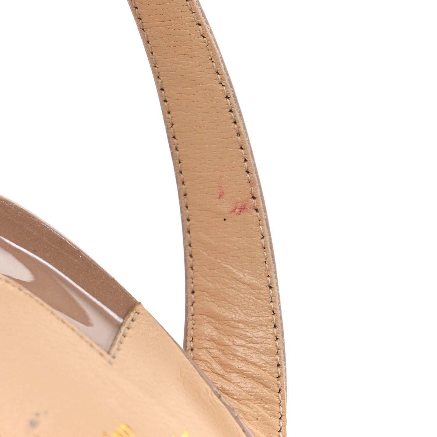 Christian Louboutin PVC Calf Alicoco Spikaqueen 100 Pumps 37 Nude 8 of 14
