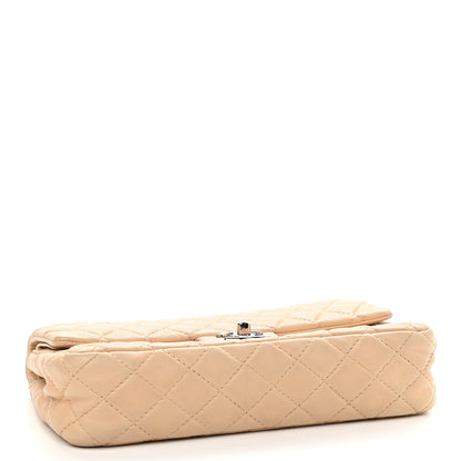 Chanel Lambskin Quilted Medium Double Flap Beige 4 of 11