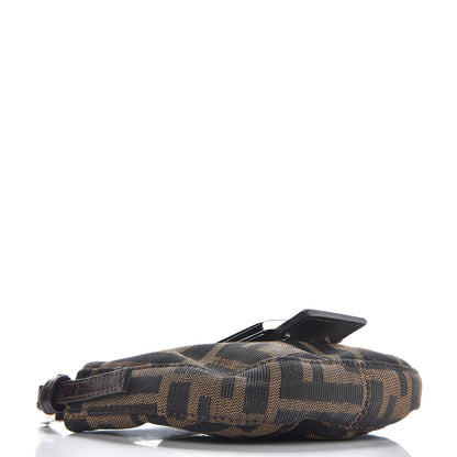 Fendi Zucca Mini Half Moon Baguette Tobacco 4 of 7