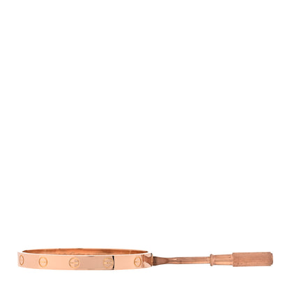 Cartier 18K Pink Gold LOVE Bracelet 16 3 of 5