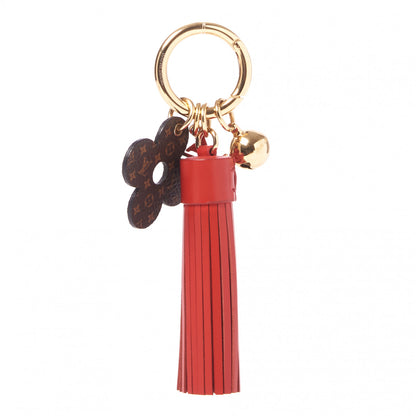 Louis Vuitton Mini Monogram Fetish Tassel Bag Charm Key Holder Coquelicot 3 of 4