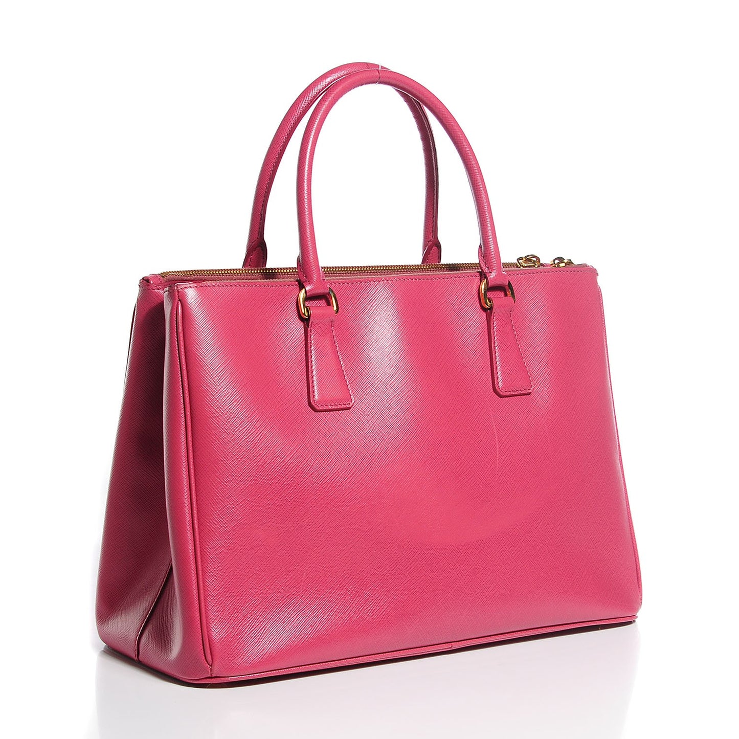 Saffiano Medium Galleria Double Zip Tote Bruyere