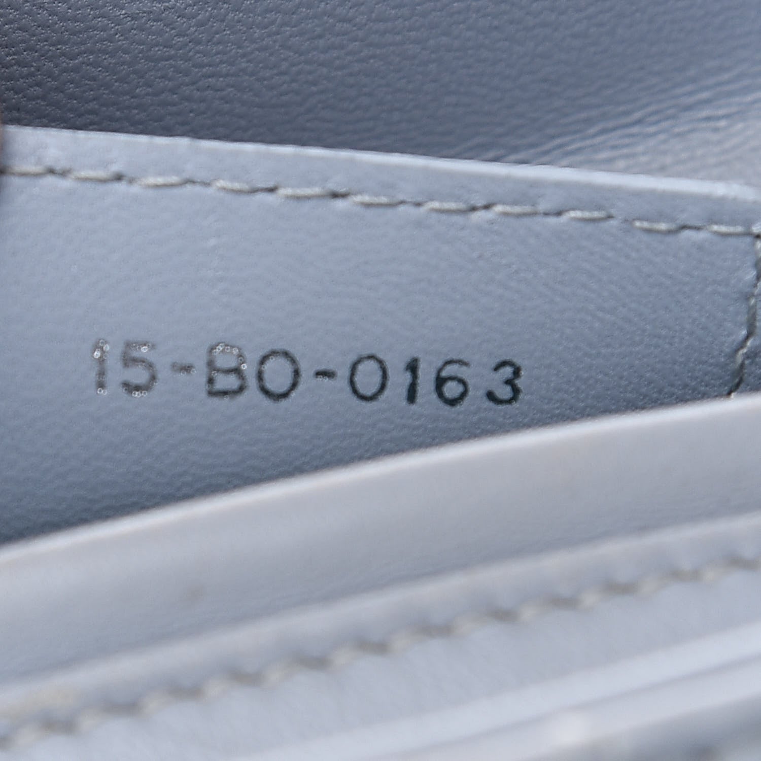 Christian Dior Lambskin Cannage Medium Bi-Color Lady Dior Grey Turquoise 8 of 10