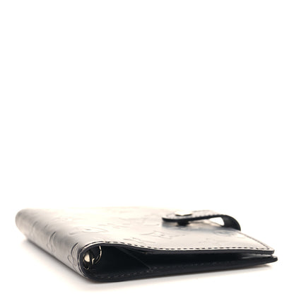 Louis Vuitton Mat Monogram Small Ring Agenda Cover Black 4 of 7