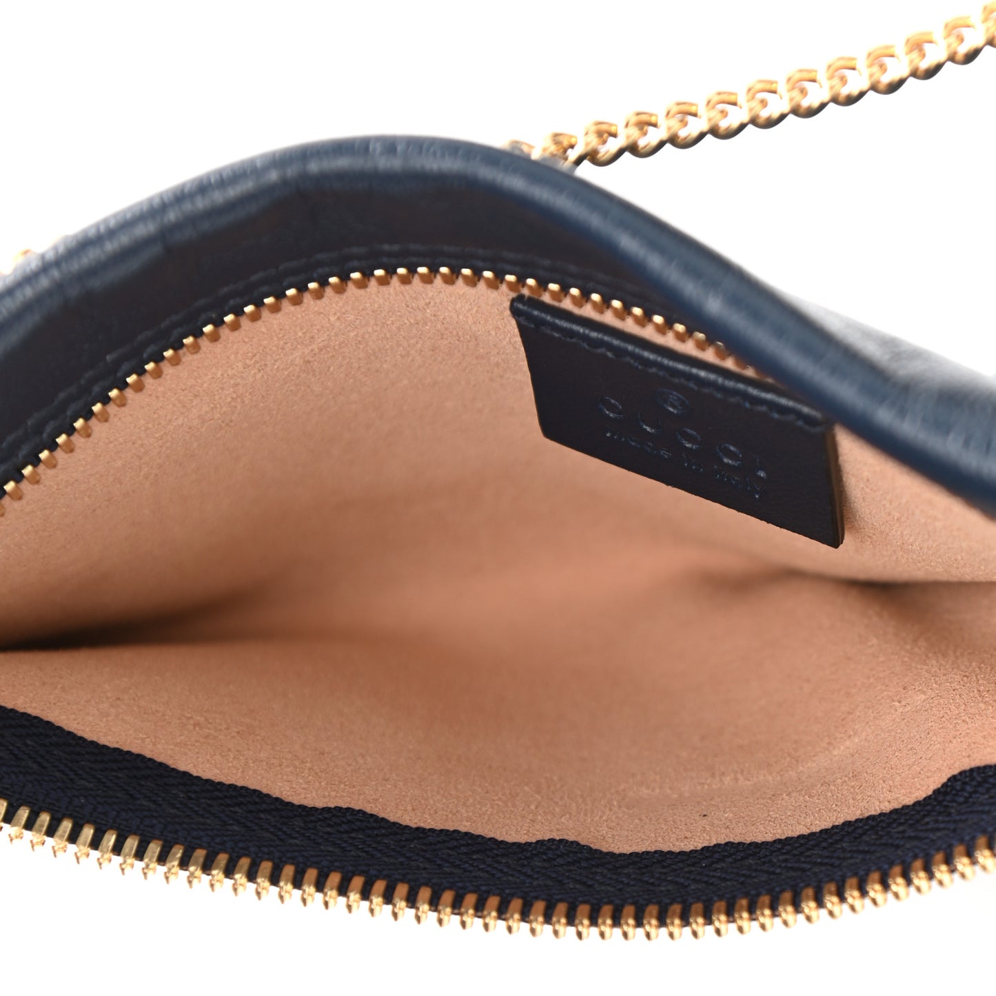 Calfskin Web Large Rajah Chain Tote Blue