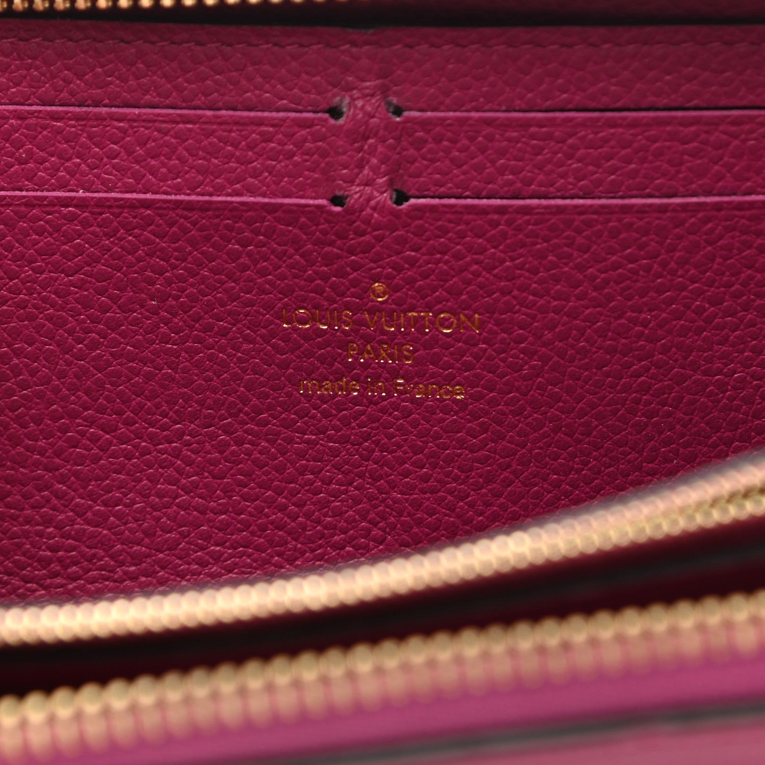 Louis Vuitton Empreinte Clemence Wallet Raisin 6 of 7