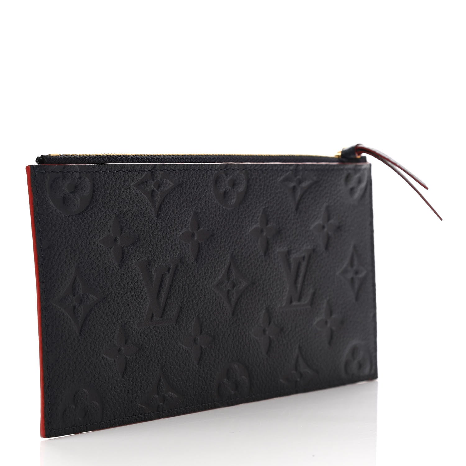 Louis Vuitton Empreinte Felicie Chain Wallet Zippered Insert Marine Rouge 3 of 7