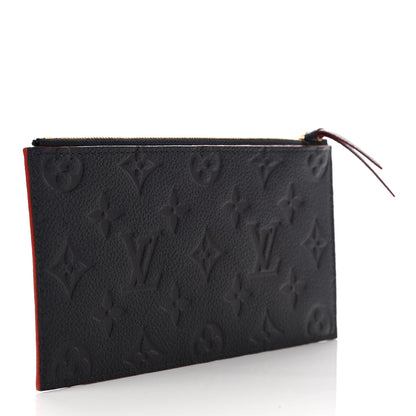 Louis Vuitton Empreinte Felicie Chain Wallet Zippered Insert Marine Rouge 3 of 7